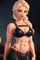1girls abs ai_generated athletic athletic_female black_bra blonde_female blonde_hair blonde_hair_female blue_eyes bra cleavage curvaceous curvaceous_body curves curvy curvy_body curvy_female curvy_figure elsa_(frozen) fantasyai female female_only frozen_(film) hourglass_figure inner_sideboob light-skinned_female light_skin nipples nipples_visible_through_clothing sideboob solo solo_female voluptuous voluptuous_female // 1228x1842 // 254.2KB